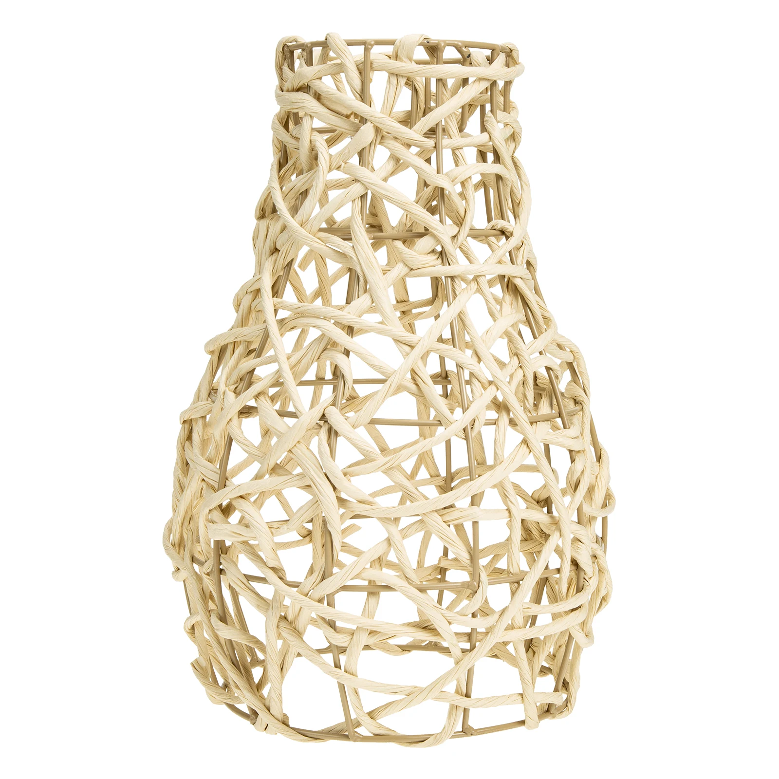 

Paper String Chinese Style Lampshade Ceiling Light Cover Hanging Lamp Shade Decorative Cover for Bedroom Living Room Cozy