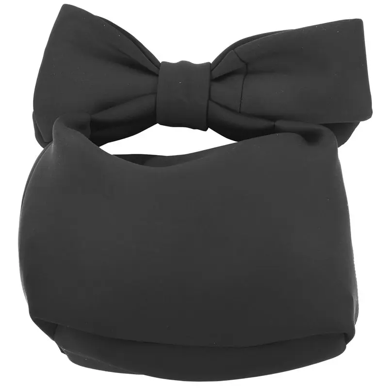 

Designer Women Handbags Bow Day Clutches Bag Ladies Evening Party Clutches Black Handbag Shoulder Bag(Black)