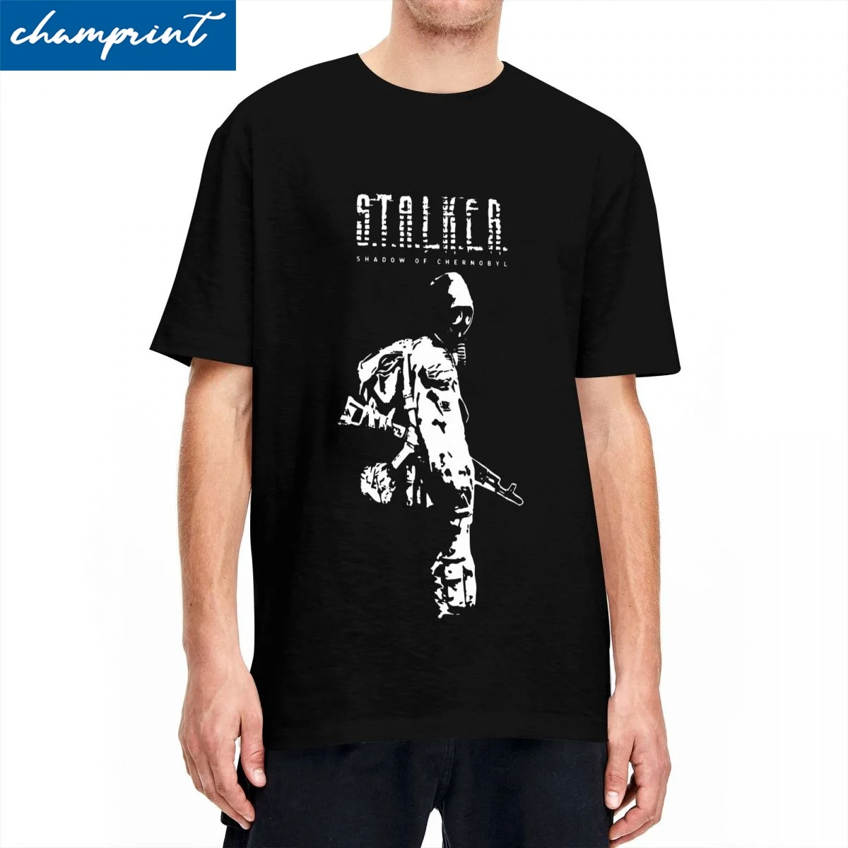 Футболка Мужская/Женская хлопковая с коротким рукавом и круглым вырезом