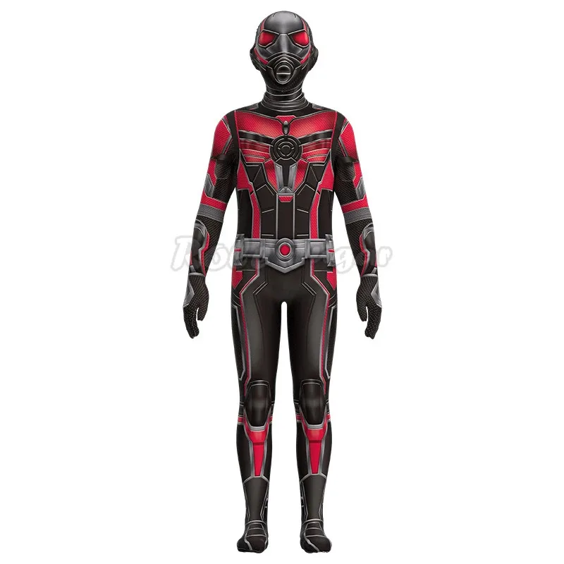 새로운 Ant Man 3 코스프레 의상 어린이 업그레이드 Quantumania 슈퍼 히어로 슈트 소년 점프 슈트 생일 파티 멋진 드레스 할로윈 의상