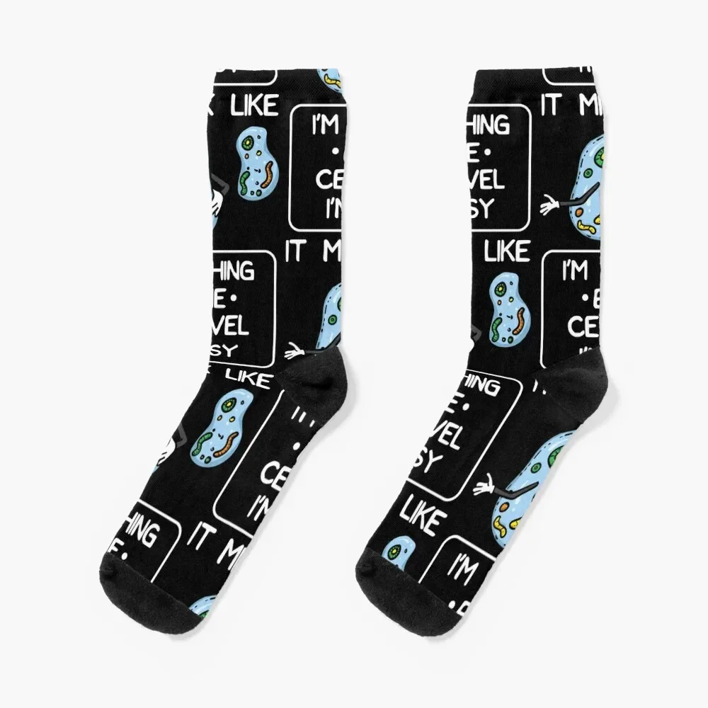 

Biology Lazy Student Chill Out Gift Socks Antiskid soccer Stockings Lots Crossfit Socks For Man Women's