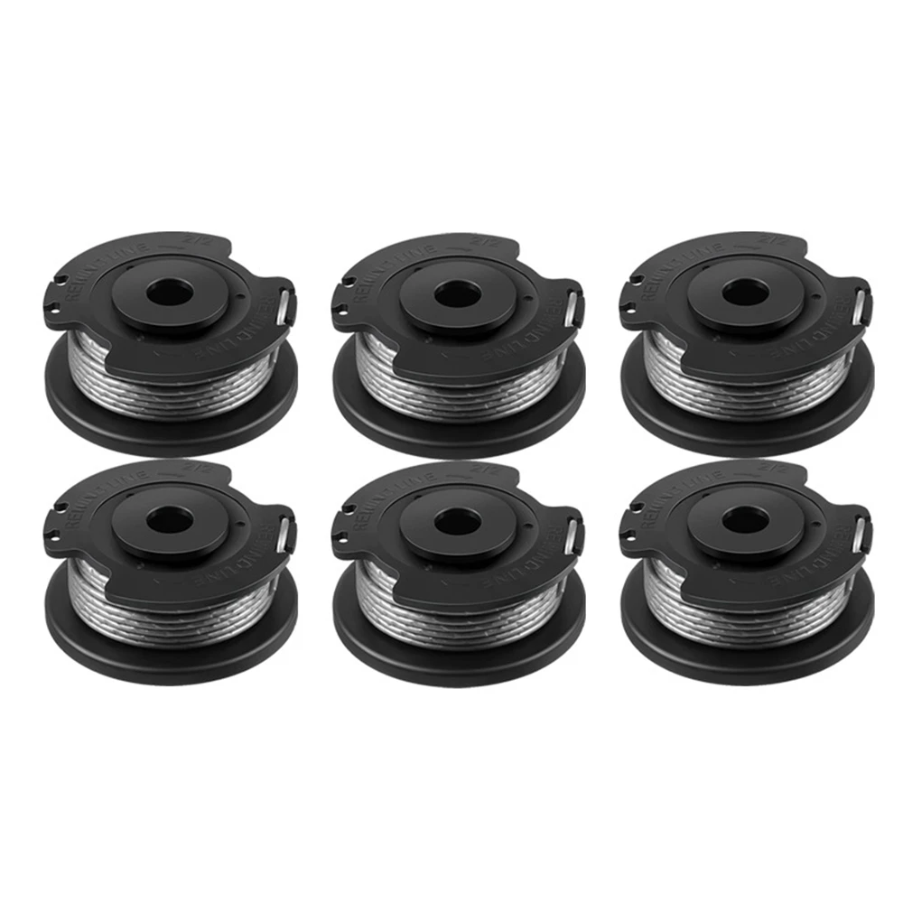 

6 Pack F016800569 String Trimmer Spool and Line for EasyGrassCut 23, 26, 18, 18-230, 18-260, 18-26 Replacement