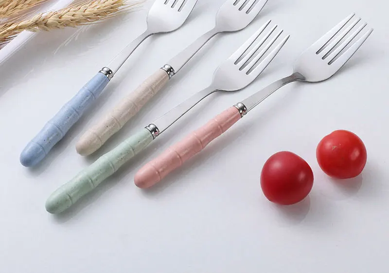 3-teiliges Set Edelstahl Tragbares Besteck Gabel Löffel Stäbchen Studenten-Besteckset mit Box Reise-Essbesteck – Detail 10