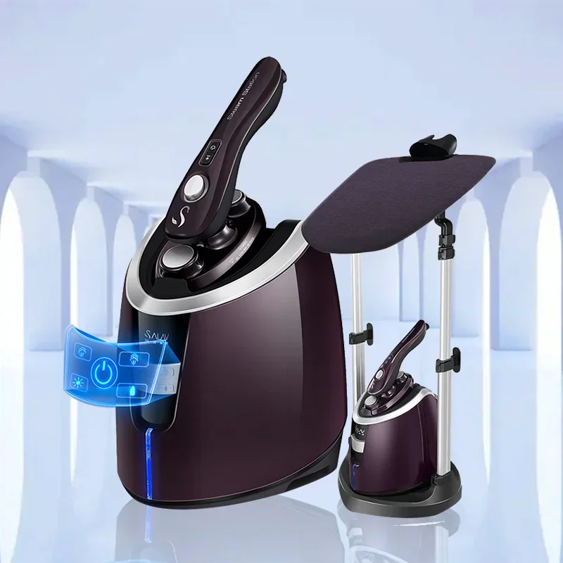 Salav Dual Press Electric Garment Steamer Standing Steam Ironing Machine Multi-Function Ironing Steamer For Clothing And Fabric