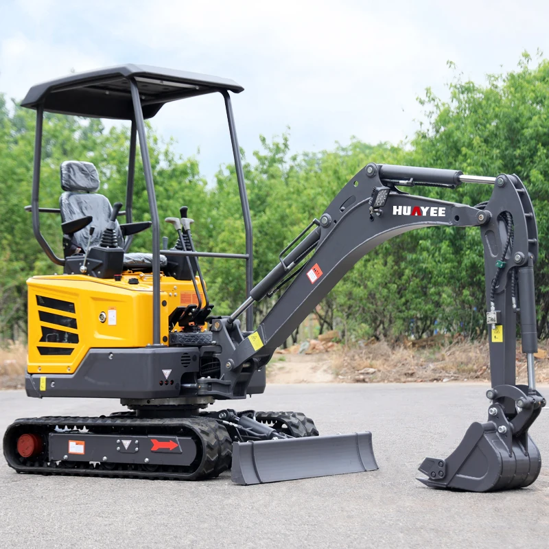 CE EPA EURO 5 Mini Excavators 2 Ton Price Multifunctional Hydraulic Micro Digger Machine Customize Mini Small Garden Excavator