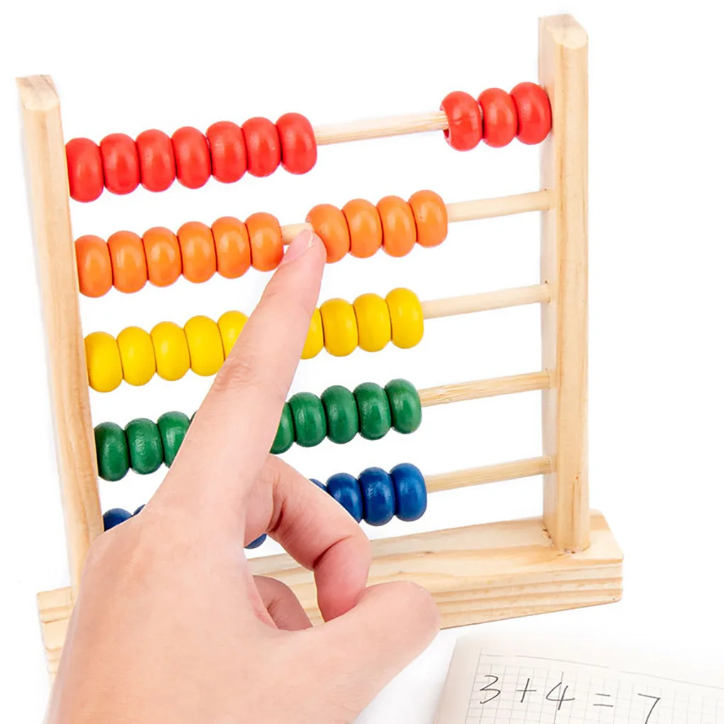 

Wood Abacus Calculating Early Education Math Toy Teaching Tool Gift