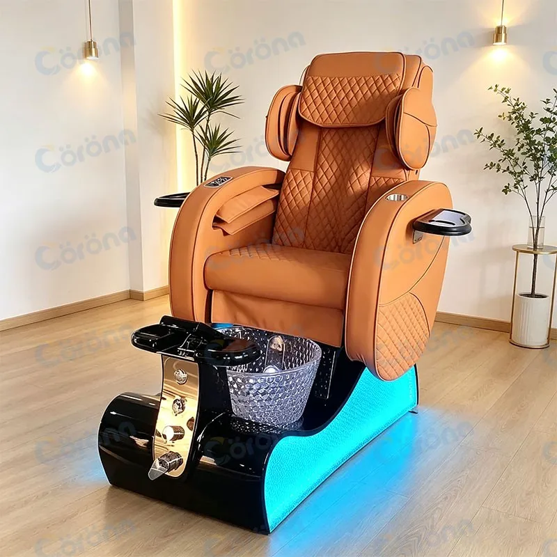 Electric Foot Massage Chair Massage Pedicure Chair Spa Chair for Beauty Salon with Foot Bath