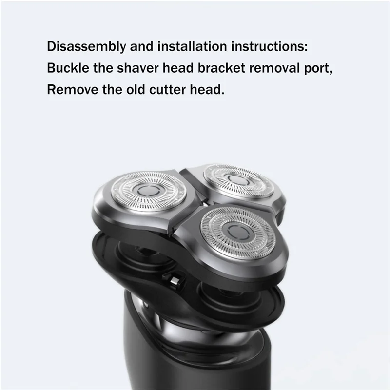 2X S300 Electric Razor Replacement Cutter Head For Xiaomi Mijia S300 S500 S500C Electric Razor Cutter Head-A54Q