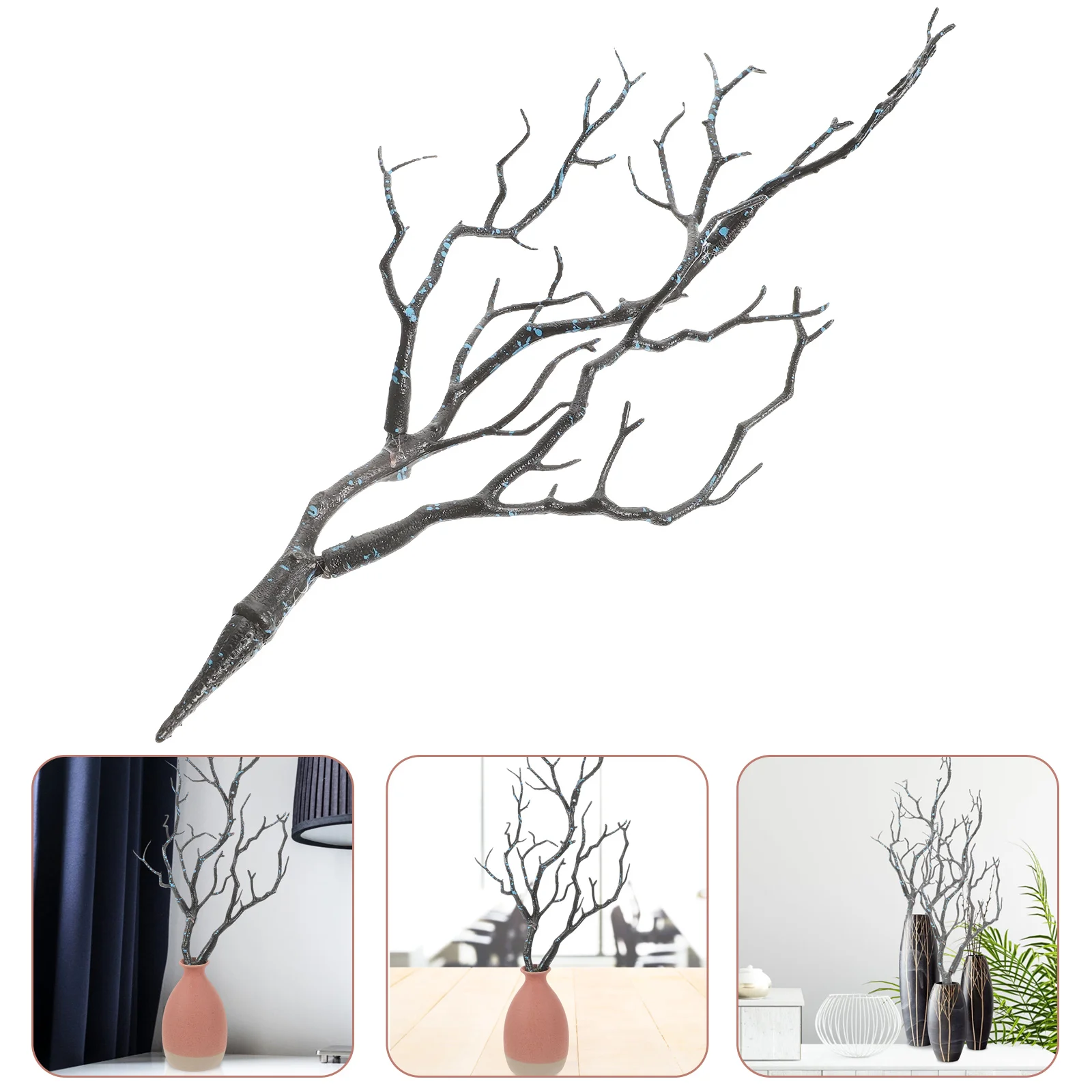 Branches Artificial Tree Vase Decorative Manzanita Sticks Twigs Dry Halloween Vases Dried Faux Filler Black Fake Fall Willow