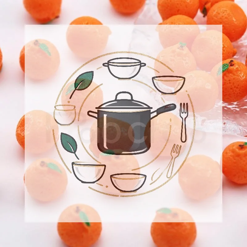 5pcs Mini Orange Tangerine Orange Model Realistic Miniature Fruit DIY Food Accessories Scene Handmade Desktop Decor Props