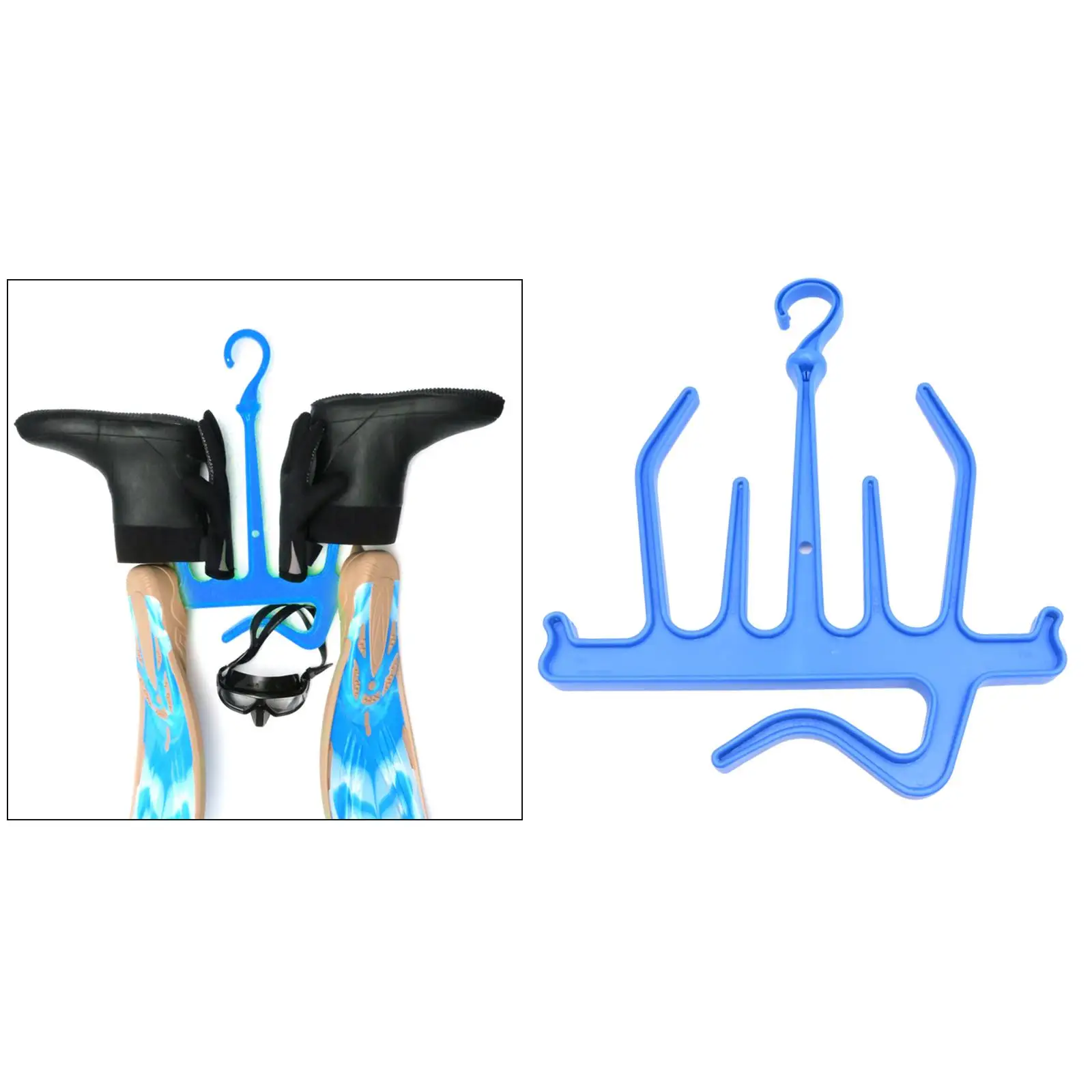 Rotatable Diving Suit Hanger High Strength PP Snorkel Boots Gloves Draining Hanging Bracket Multi-Purpose Hangers