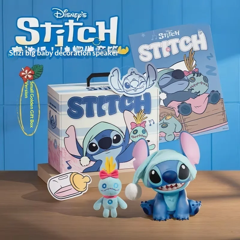 

Новые 3D-стереоколонки Stitch, перезаряжаемые, беспроводные, Bluetooth, настольный декор, мультяшный динамик, сабвуфер для дома и улицы