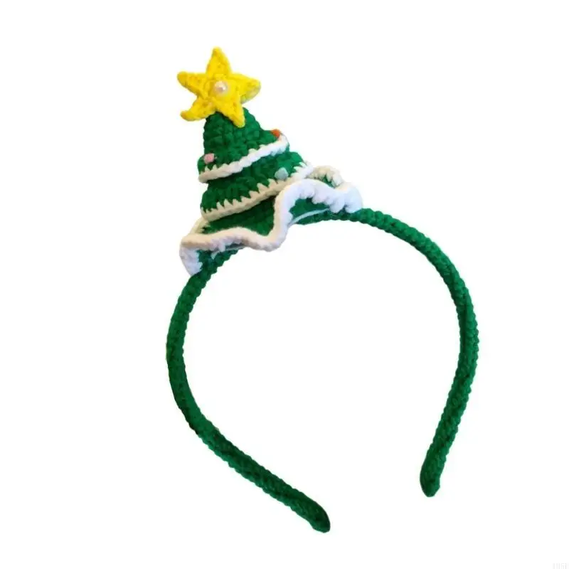 195E Aro decorativo Navidad para fiesta año nuevo árbol Navidad/diadema astas decoraciones para festivales sombreros