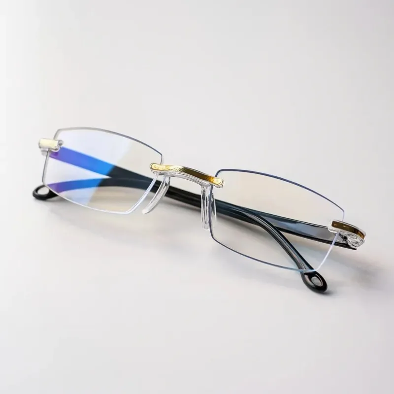 Lesebrille Near Vision Tr90 Anti-Blau-Schutz für Mobiltelefon PC TV positiv