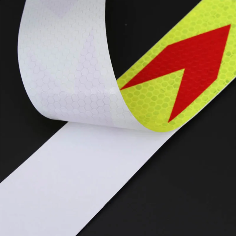 3Meter Car Reflective Tape Auto Safety Warning Sticker Reflector Protective Tape Strip Film for Trucks Auto Motorcycle Stickers