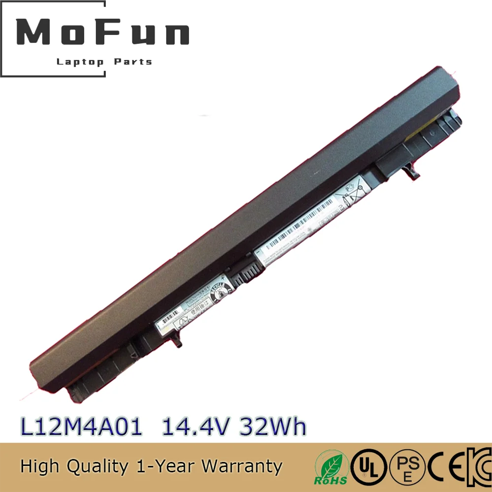 New L12M4A01 14.4V 32Wh Battery for Lenovo IdeaPad S500 Flex 14 15D L12S4A01