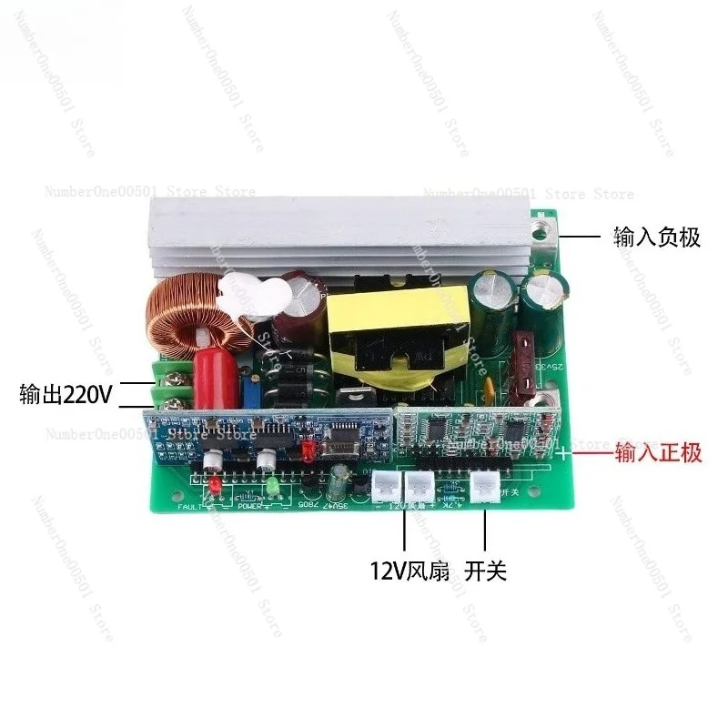 500W/1000W Pure Sine Wave Inverter DC12V/24V/48V To AC220V Inverter Booster Main Board