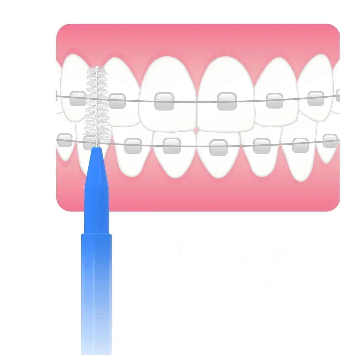 30/60/150 sztuk szczoteczki międzyzębowe opieka zdrowotna ząb Escova środki do czyszczenia międzyzębowego ortodontyczne dentystyczne szczoteczki do