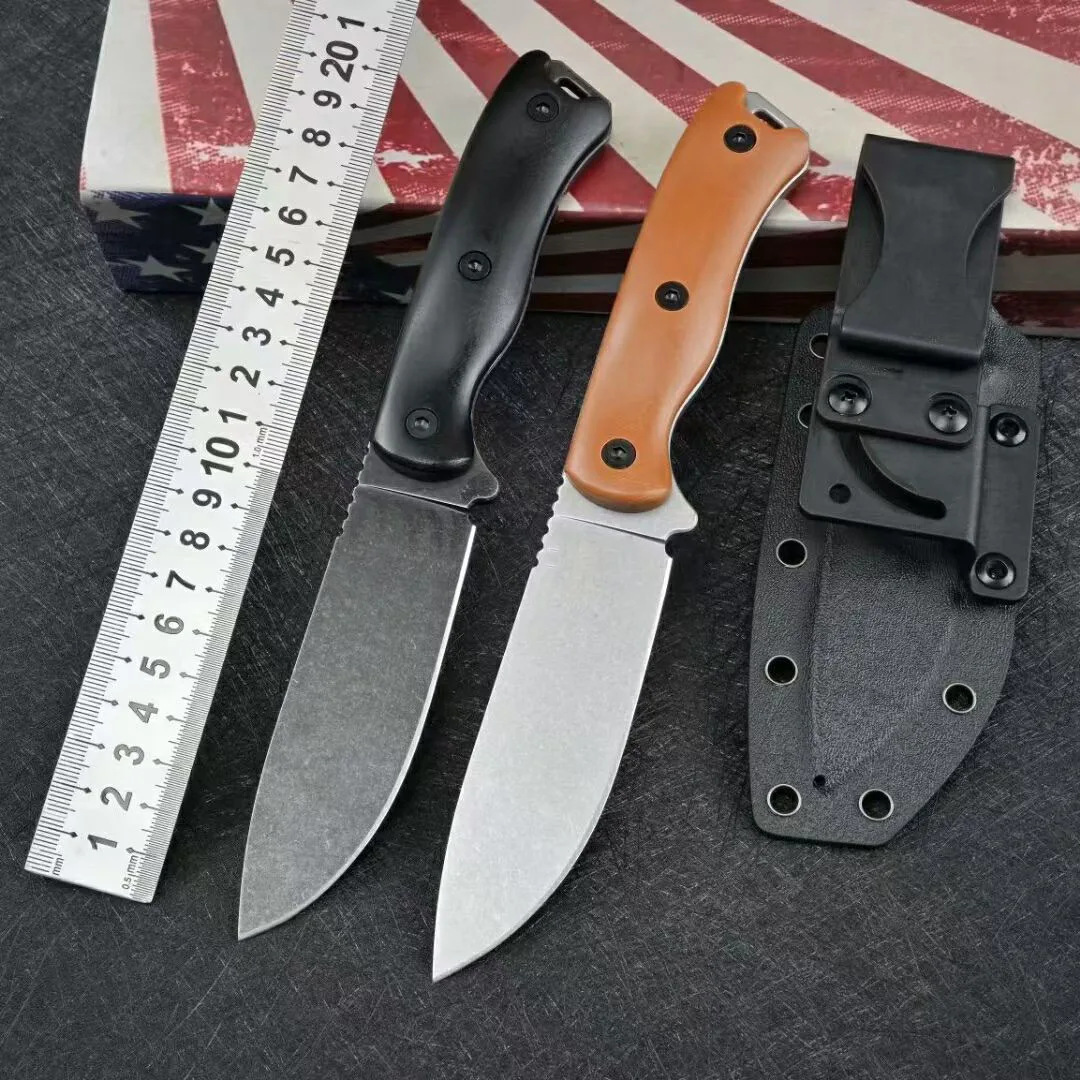 KbBK16 Outdoor Jungle Straight Fixed Knife DC53 Steel Camping Hunting Tactical gear survival self defense Pocket knife