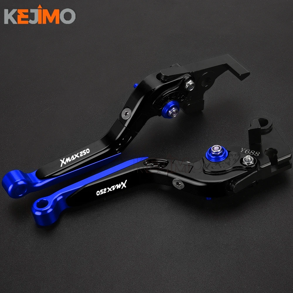 Adjustable Folding Brake Clutch Levers Extendable Handles Lever FOR YAMAHA X-MAX 250 XMAX250 allyeaRs 2014-2025 2022 2023 2024