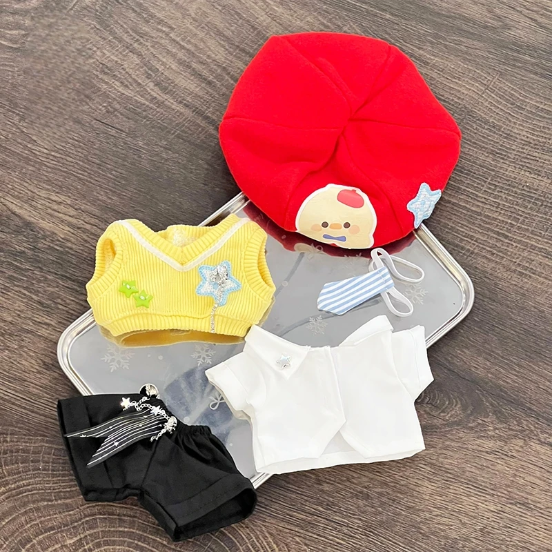 

New Hot Sales Xingmeng Academy 20cm Genuine Cotton Doll Clothes Dress Up Love and Deep Space Doll Set Clothes Five Point Clothes