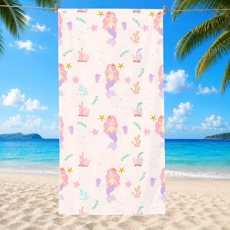Hight Quality Microfiber Beach Towel Quick Dry Towel for Summer Seaside Travel Outdoor Sport 6 Sizes Fitness Gymnastics Jogging
