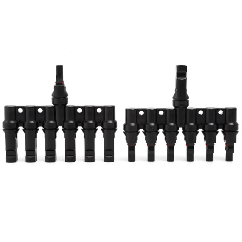 1/5 Sets Photovoltaic Solar Connector 1000V T-Type 3 4 5 6 7 Way Male And Female Battery Module Panel PV Plug wire