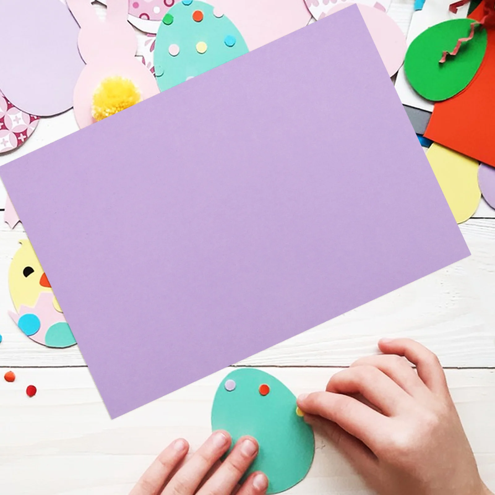 10 قطعة من ورق البناء الملون مقاس A4 للحرف اليدوية لسكرابوكينغ يمكنك صنعه بنفسك بطاقات عيد الميلاد والهالوين وأعياد الميلاد