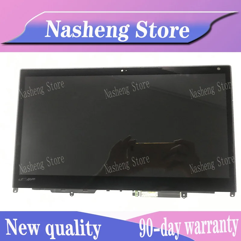 New 13.3'' LCD Touch Screen Glass Digitizer Assembly for LENOVO ThinkPad Yoga370-13 YOGA 370 LP133WF4-SPA1 01HY322 with Frame