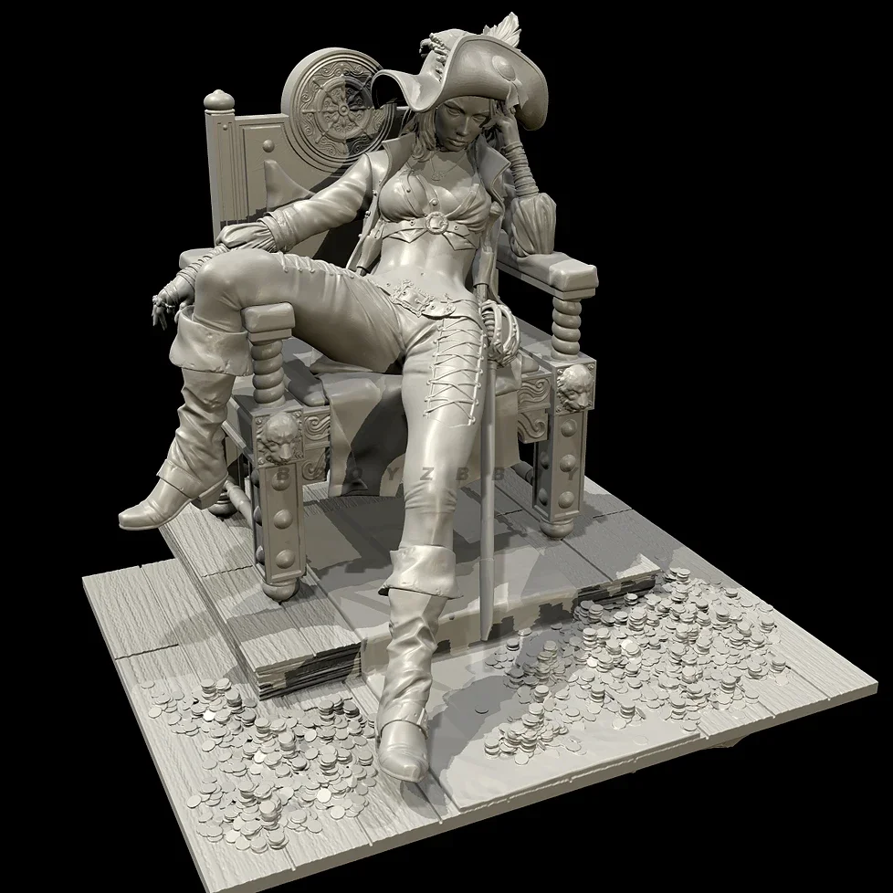 The height of man 35mm 45mm 70mm Resin model kits figure beauty colorless and self-assembled 3D Printing TD-7121/3D