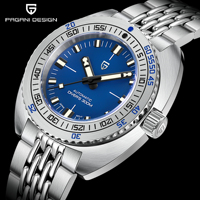 PAGANI DESIGN 2024 New .Men's Automatic Mechanical Divers Watches NH38 Sapphire Stainless Steel 300m Waterproof AR Watch for Men