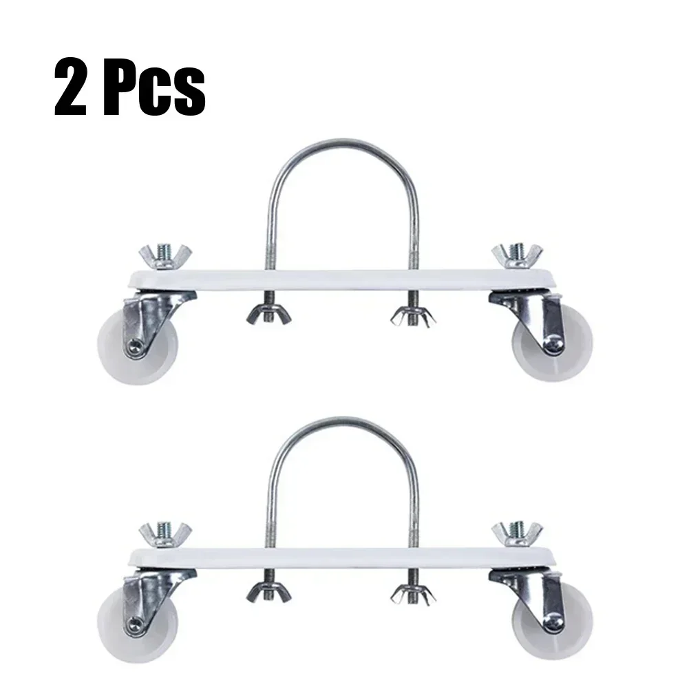 2pcs Oil Ting Pulley Bracket Hydroelectric Radiator Electric Heater Special Mobile Bracket° Omni-directional Wheel Stand