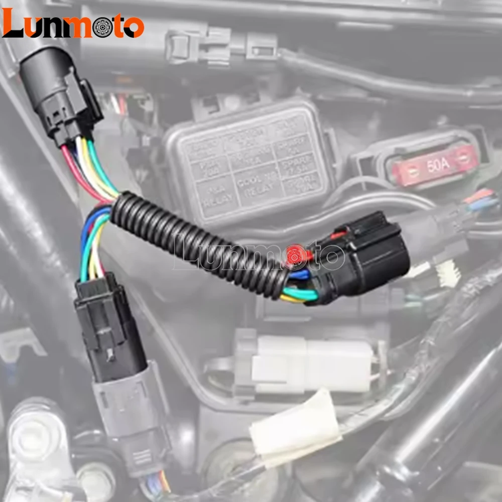 Motorcycle Rear Add LED Taillights Wiring Harness Kit For Harley Street Glide FLHX 2006-2023 Road Glide FLTRX FLTRXS 2015-2023