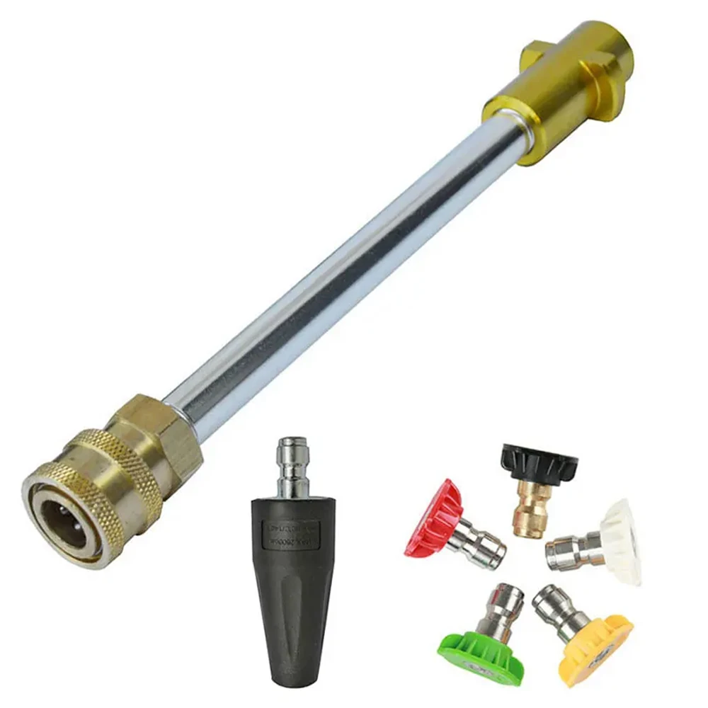 

Pressure Washer Lance Car Washer Water Spray Wand Converting Lance Adpater for Karcher K Fitting To 1/4" Quick Connector