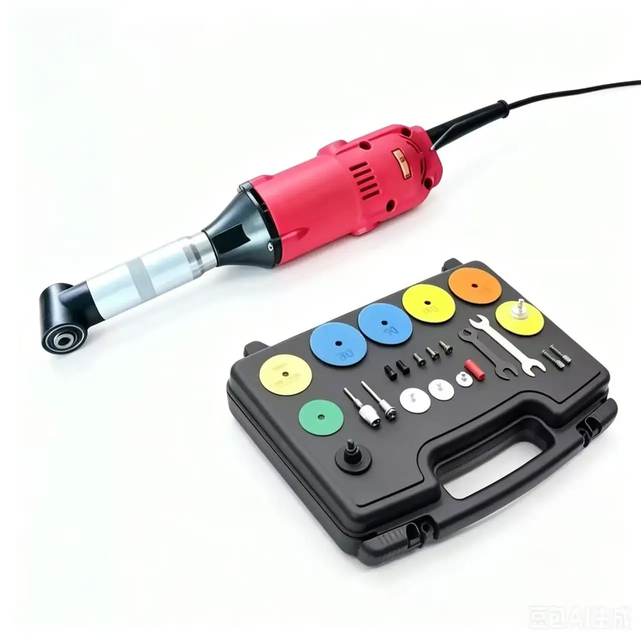 550W 90° Electric Elbow Grinder Micro Angle Grinder for Stone Cutting Tile Seam Cleaning Grinding Engraving