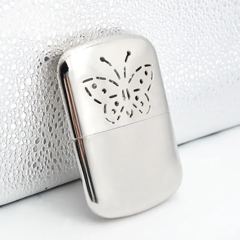 Zinc Alloy Pocket Long-life Ultralight Hand Warmer Indoor & Outdoor Small Handy Warmer Heater Handy