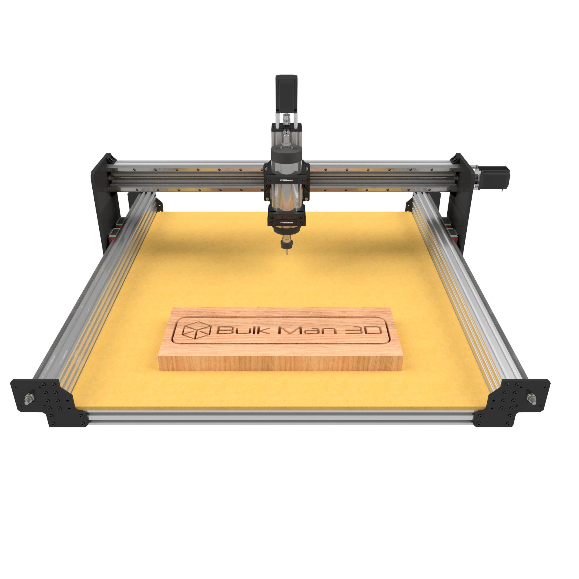 BulkMan3D QueenBee PRO CNC-Maschine Mach3-Steuerung 4-Achsen-Graveur Holz CNC-Fräser Fräsmaschine für Acryl PCB Metall