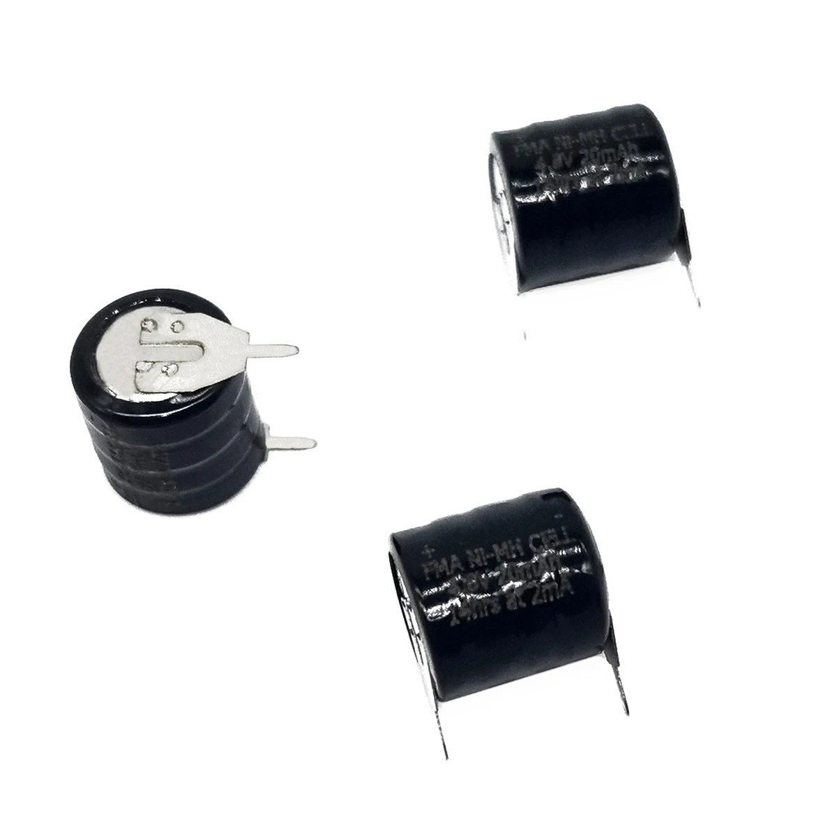 3pcs Ni-MH Button Rechargeable Battery 4.8V 20MAH For Car LED Torch Lenser 7575 or PLC CNC Datachip Backup Power