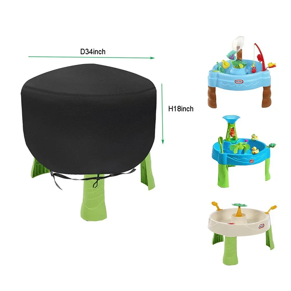 Comprehensive Protection Kids Water Table Cover Anti Strong Wind Comprehensive Protection Fit Water Table Cover Drawcord
