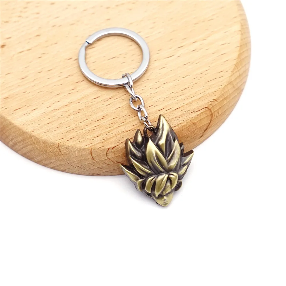 Anime Dragon Ball Z Son Goku Keychain Necklace Figure Cosplay Toys Gift Metal Pendant