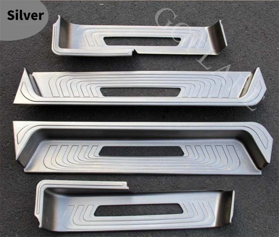 For Mercedes-Benz Vito V-Class W447 2016-2022 Stainless Door Sill Scuff Plate Pedal Entry Guard Protector Cover Car Accessories