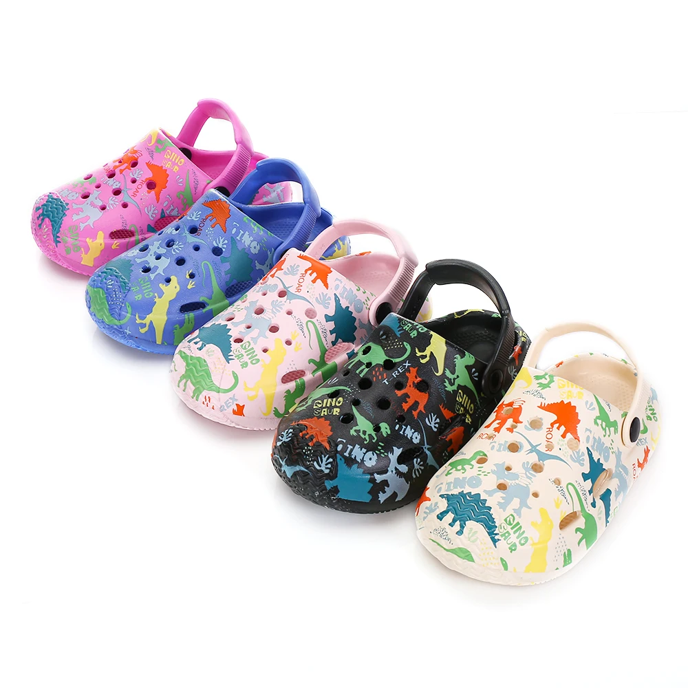 Boy Girls Sandals Cartoon Printed Shoe Toddler Shoes Soft Sole Slippers Kids Breathbale Summer Beach Shoe Toddler Shoes