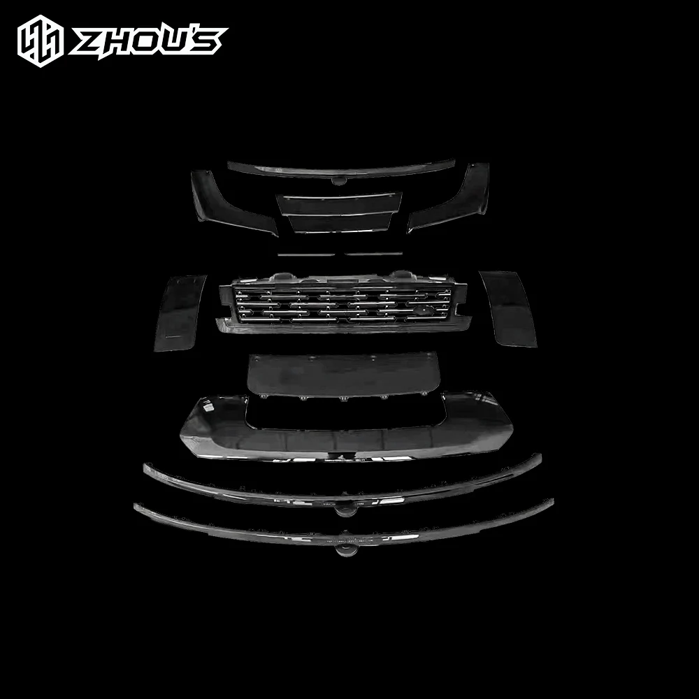 

Новый продукт, глянцевые черные аксессуары, автомобильная решетка, передний бампер, обвес автомобиля для Rang Rover Vogue