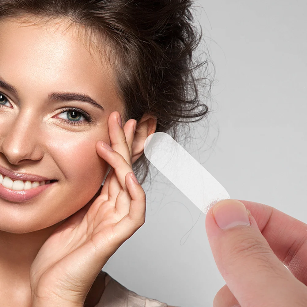 여성용 투명 페바 땀 방지 접착 교정 화장품 패치 6개입 귀 패치 지지 귀 테이프