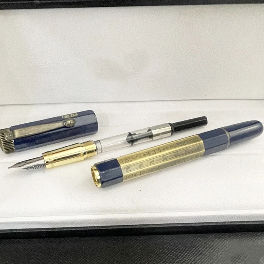 Egípcio MB Fountain Pen, Escritório Escrita com Número de Série, Retro Heritage Collection, Alta Qualidade