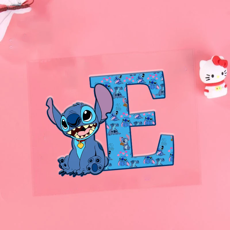 غرزة ديزني الكرتون رسالة ثلاثية الأبعاد نقل ملصق UV DTF ملصقات Kawaii كوب ماء زجاجة ماء علب الاغذية لتقوم بها بنفسك ملصق مقاوم للماء