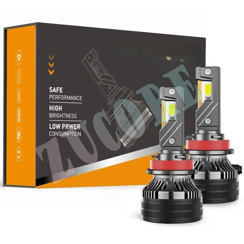 Q7 Three Copper Tube Car LEDH1 Headlight H4H7H11900590129006 LED Bulb