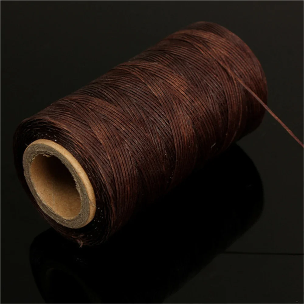 High Quality Durable 260 Meters 0.8mm 150D Leather Waxed Thread Cord for DIY Handicraft Tool Hand Stitching Thread