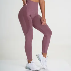 Fitness Women Sport Seamless Leggings High Waist Elastic Solid Yoga Leggings Gym Jogging Quick Dry Push Up Slim Pants Female