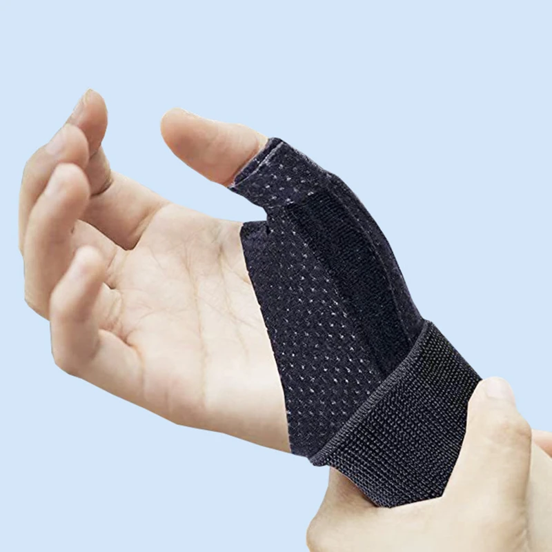 2025 قفازات جديدة مرنة قابل للتعديل وتر غمد حراس المعصم تنفس دعم رائجة البيع قفازات الإبهام المحمولة للجنسين #3